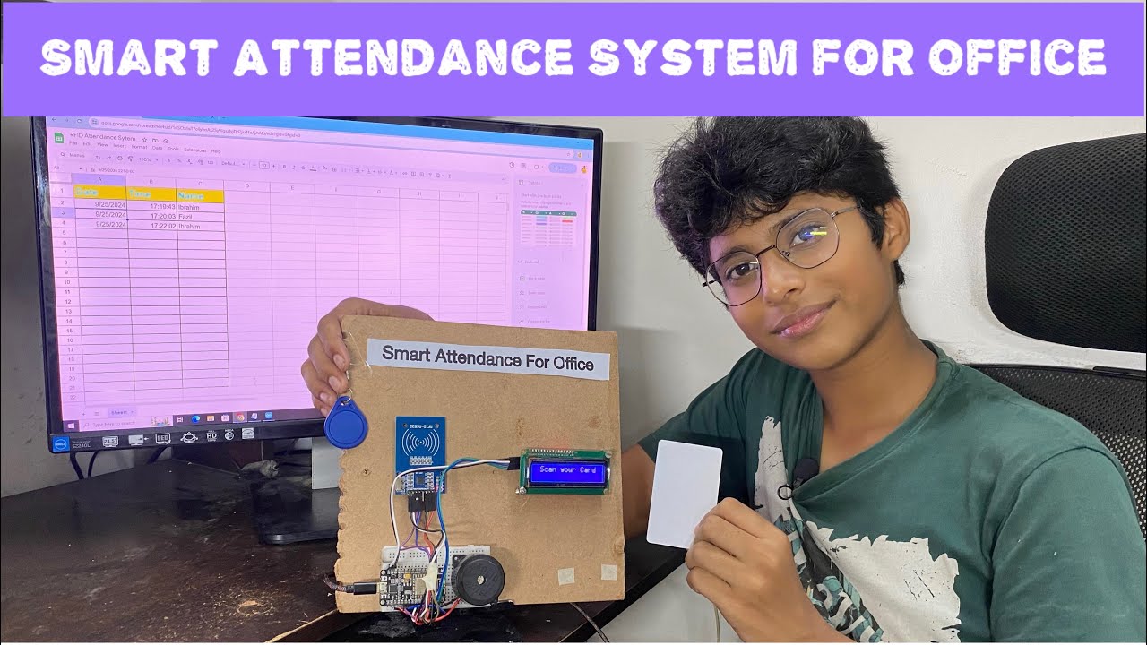 Smart Attendance System for Office | RFID Based Attendance system with ...