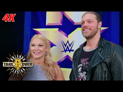 Beth Phoenix and Edge sit ringside at NXT TakeOver: Orlando: NXT Takeover 4K Exclusive, Apr. 1, 2017