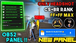 Free Fire Panel Mobile Ff Antiban Panel Ob52 Free Fire Hack New Ff Injector 2026 Ff Panel