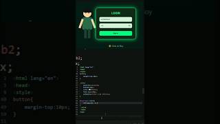 How to Create a Modern Login Page Using HTML & CSS |#HTML #CSS #LoginPage #WebDevelopment