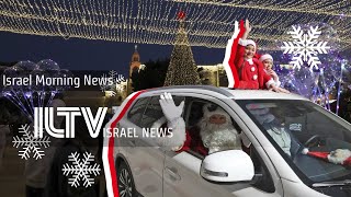 Christian pilgrims flock to Bethlehem - ILTV Israel news - Dec. 25, 2019