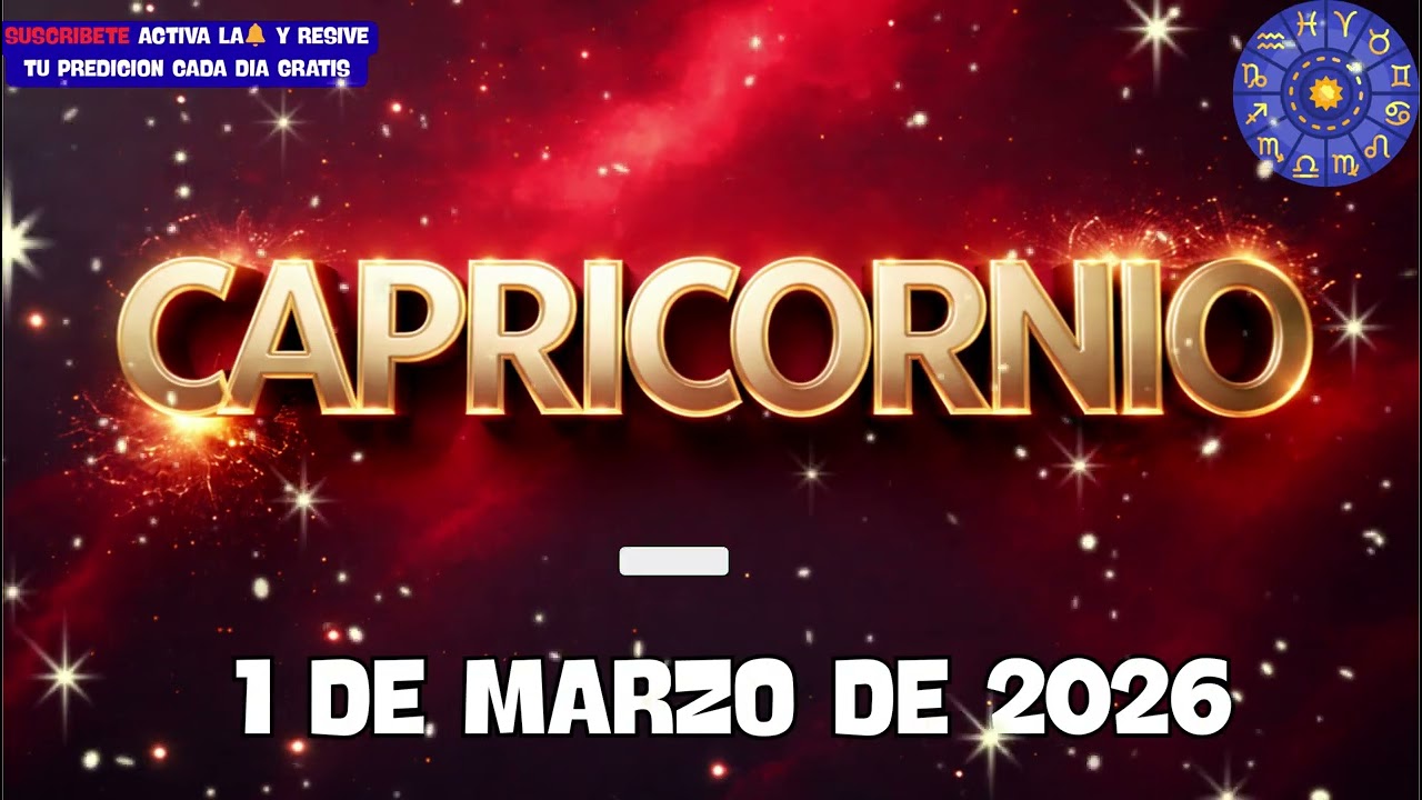 CAPRICORNIO ♑ 1 de Marzo trae una decisión que marca tu mes | 2026