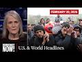 Top U.S. &amp; World Headlines — February 20, 2026