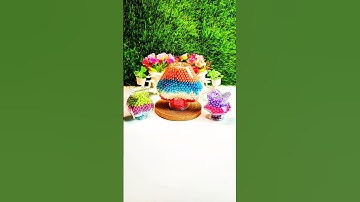 Satisfying Colorful 2 Love & Star Beads Sorting ASMR Video #reversebeads #satisfying #shorts #asmr