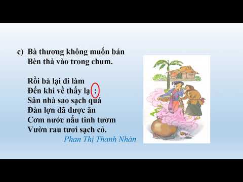 Tiếng Việt 4 - LTVC - Dấu hai chấm