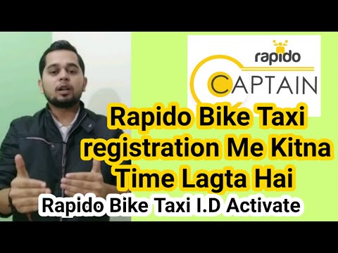 Rapido Bike Taxi registration Me Kitna Time Lagta Hai | Rapido Bike Taxi Time Taking |Rapido Captain