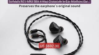 Softears RSV-MKII 5BA 4-Way Crossover In-Ear Monitors Earphone wit... — Best Deal 2026 | Shop Now!