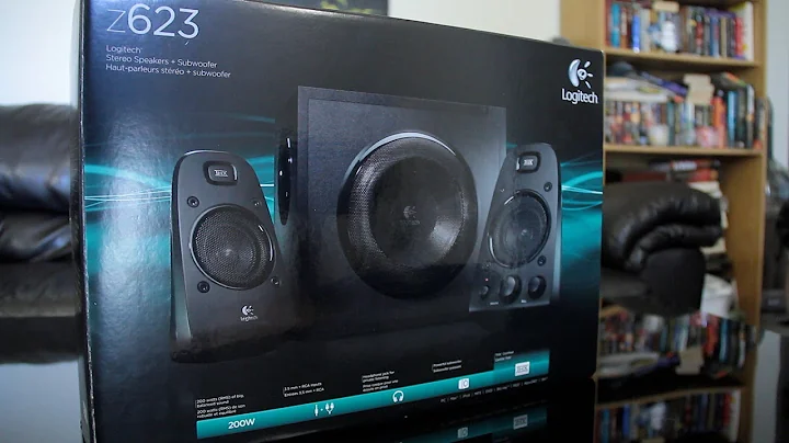 Logitech THX Certified Z623 Speaker System Unboxing