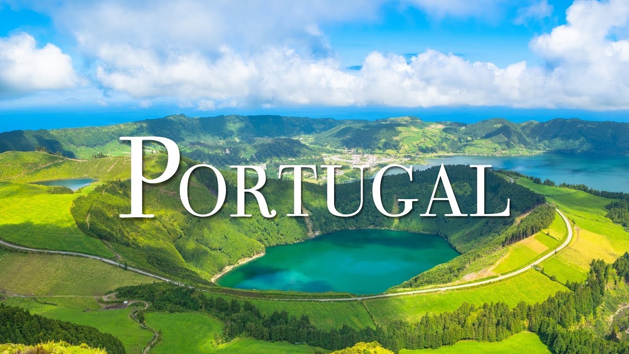 Португалия 4k - Расслабляющая музыка для снятия стресса, красивая фортепианная музыка