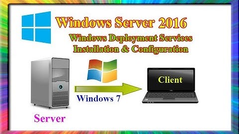 how to install and configure WDS in windows server 2016