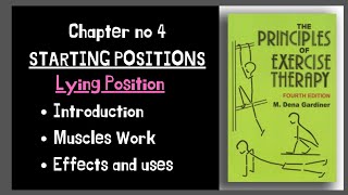 Lying position |Starting positions |Chapter 4 |Kinesiology by Dena Gardiner