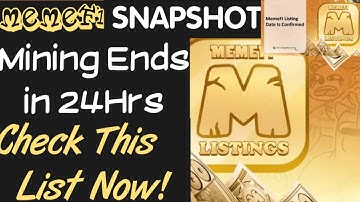 Memefi Snapshot in 24hrs | Do this now!