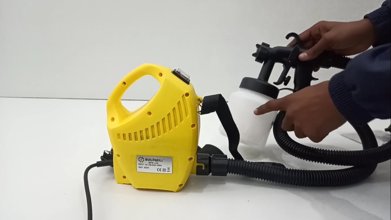 Build skill Paint Sprayer | Full Review in Hindi | Best Spray Gun Machine