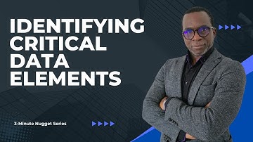 Identifying Critical Data Elements