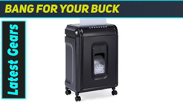 Amazon Basics 8 Sheet Micro Cut Shredder: Ultimate Security for Your Peace of Mind