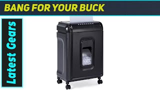 Amazon Basics 8 Sheet Micro Cut Shredder: Ultimate Security for Your Peace of Mind