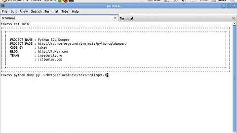 Python SQL Dumper   How to make a SQL injection into GET parameters   YouTube