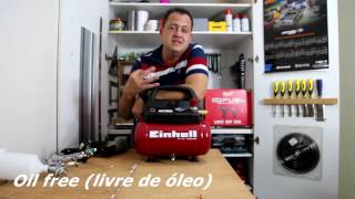 Review Compressor De Ar Einhell TH-AC 190/6 OF Review Compressor De Ar Einhell TH-AC 190/6 OF