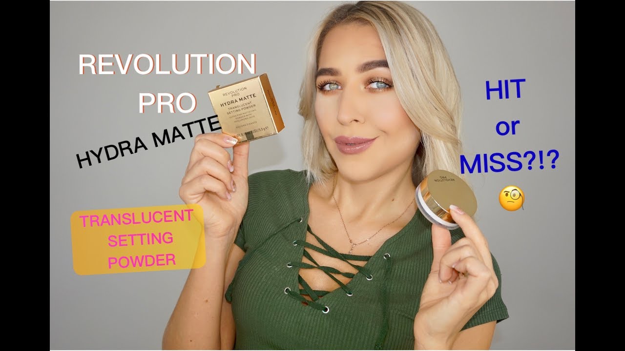 REVOLUTION PRO HYDRA MATTE Translucent setting powder with Hyaluronic Acid in-depth Review