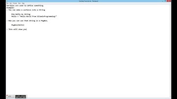 Visual Studio 2012 Tutorial 2 - Varibles