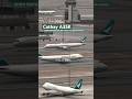 Virtual Plane Spotting at 沙螺灣! World of Airports 3.4.1 Cathay A35K take off at VHHH Hong Kong!