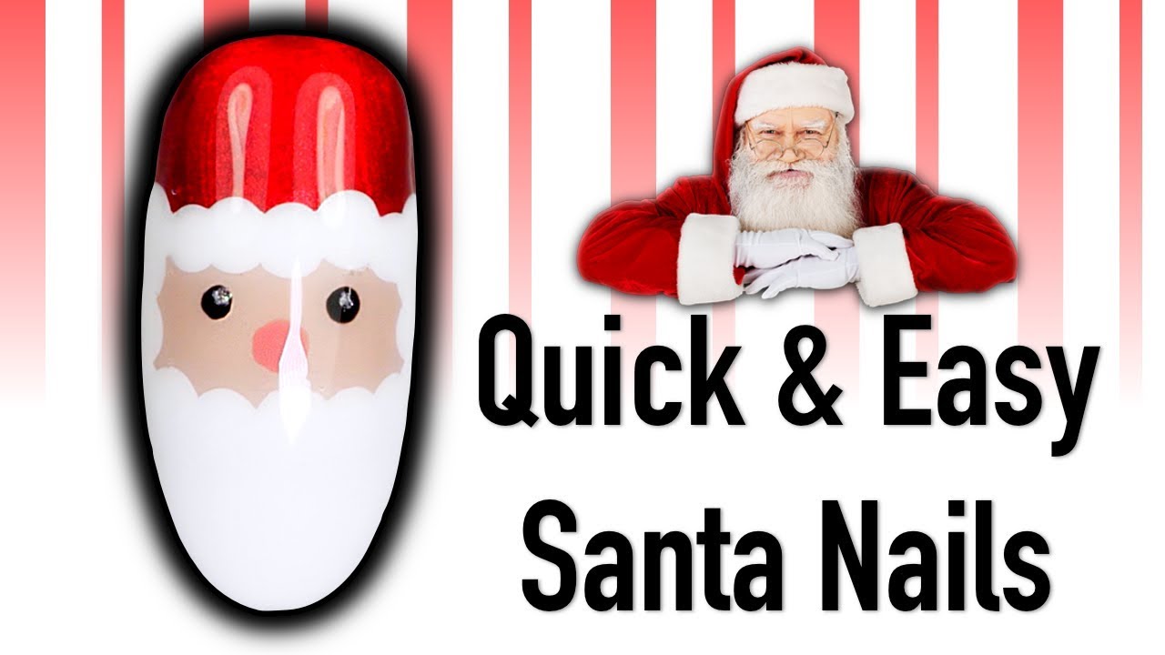 10. "Festive Nail Art: Father Christmas and Presents" - wide 2