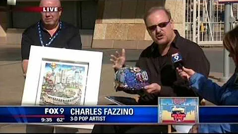 Charles Fazzino Official Artist AllStars Game 2014...