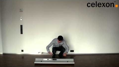 Set up of a celexon screen mobile professional