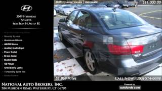 Used 2009 Hyundai Sonata | National Auto Brokers, Inc., Waterbury, CT