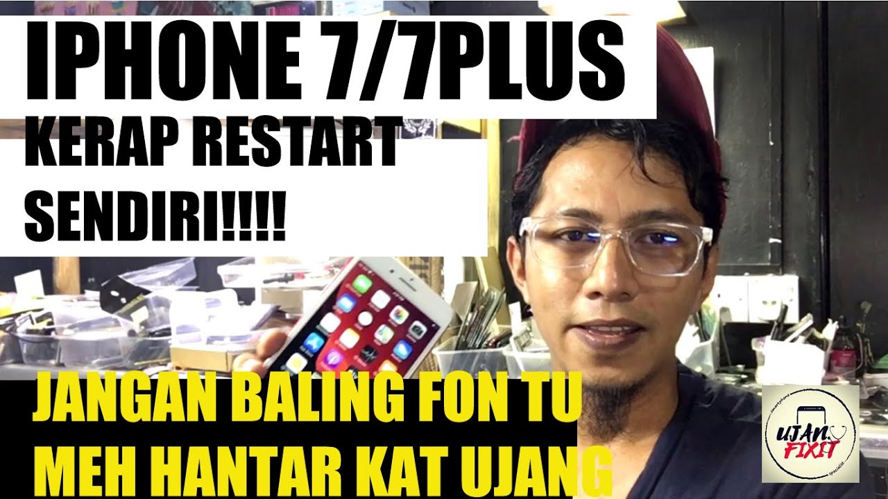 Cara memperbaiki Iphone 7/7plus kerap restart sendiri | mainboard rusak | i2c ic - YouTube