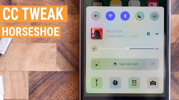 [Tweak] Horseshoe Combines Music & Settings in Control Center