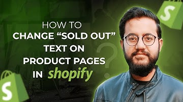 How to Change "SOLD OUT" Text on Product Pages in Shopify (No App Needed)