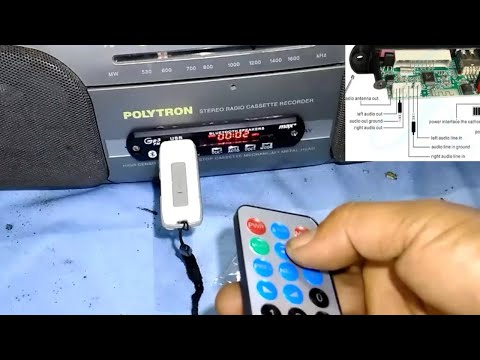Mengubah Tape / Radio Compo ke Bluetooth Mp3 Module / USB Mp3