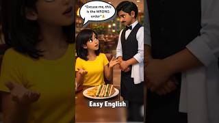 🍜Restaurant English:⚠️Wrong Order😨 | Easy Everyday English #everydayenglish #restaurantenglish