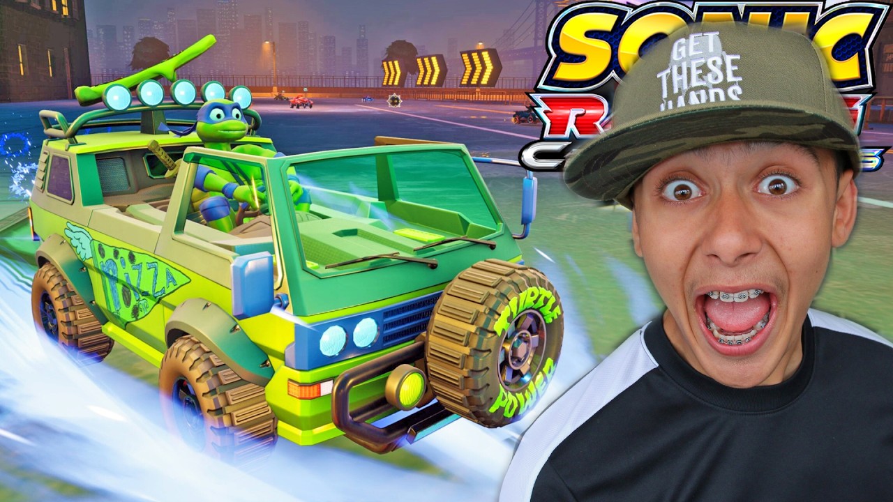 TEENAGE MUTANT NINJA TURTLES Finally Join Sonic Racing CrossWorlds