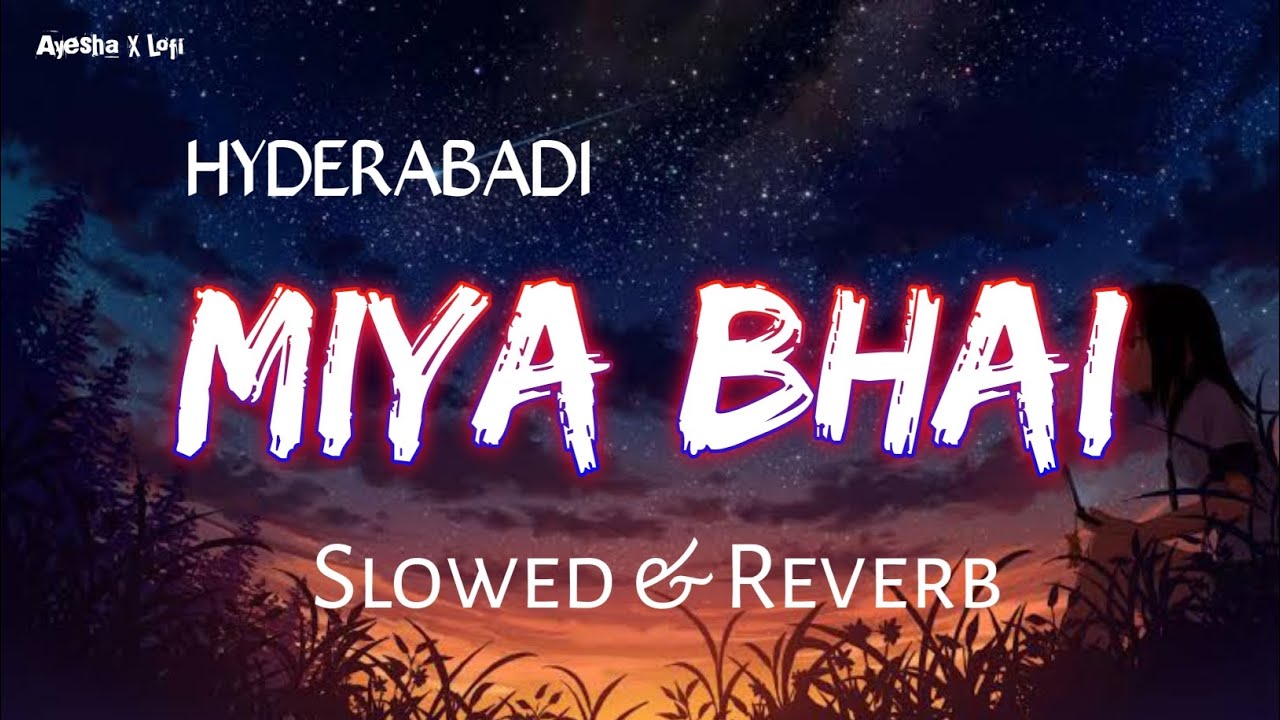 Miya Bhai   HYDERABADI Slowed  Reverb
