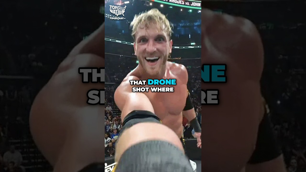 Logan Paul’s Insane Drone Shot At WWE Money In The Bank