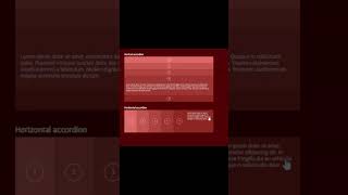 Accordion examples from codepen #codepen #shortsfeed #shorts #accordion