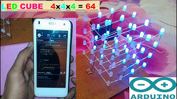 How to Make a LED Cube at Home | 4x4x4 LED CUBE WITH ARDUINO UNO | DIY Arduino LED Cube