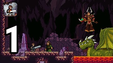 Apple Knight - Gameplay Walkthrough Part 1 | World 1: Levels 1-4 (Android, iOS)