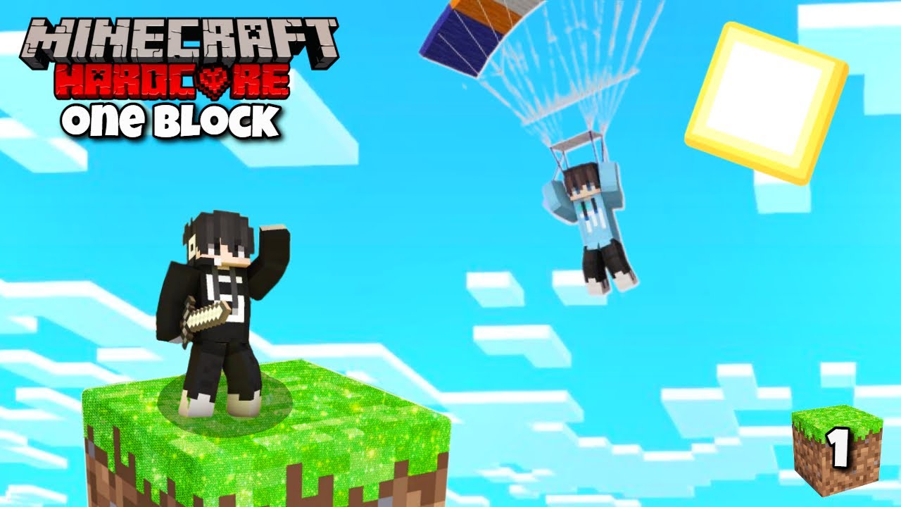 Our First Day In Minecraft Oneblock In Hardcore | GONE WRONG !!! - YouTube