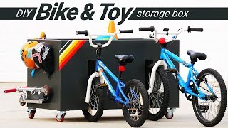 DIY Bike and Toy Storage for Kids | DIY Woodworking