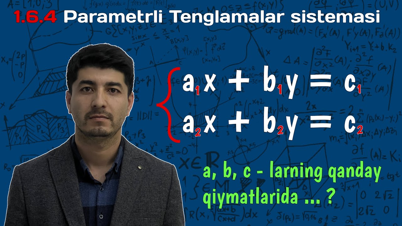 Parametrli tenglamalar sistemasi. Oq To'plam (1996 - 2007)