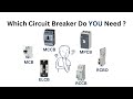 Mastering Circuit Breakers: MCB, MCCB, RCCB & More! ⚡