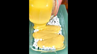 Strawberry Magic Cake | Gooey Layers with a Golden Cake Top