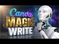How to Generate Content with Canva Magic Write