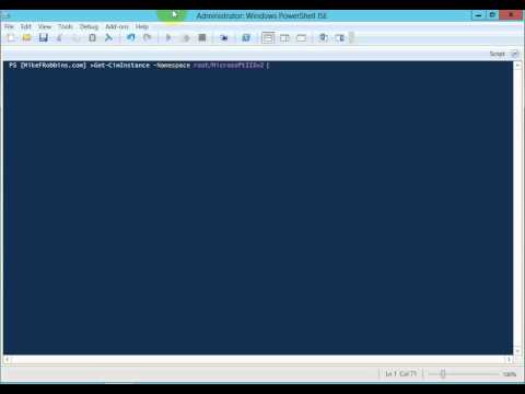 Working with WMI