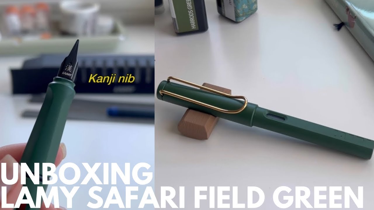 🖊️My First Lamy! | Lamy Safari Field Green Overseas Asia