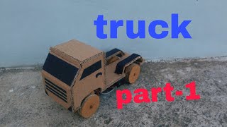 how to make a truck at home #viral #trending#viral video #amazing cardboard truck #part-1😱😱😱😱