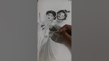 Radha krishna❤️ #drawing #viralvideo #love #trending #radhakrishna #art #shorts #youtubeshorts #song